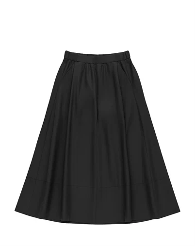 Withblack - WBLMadison Maxi Nederdel - Black